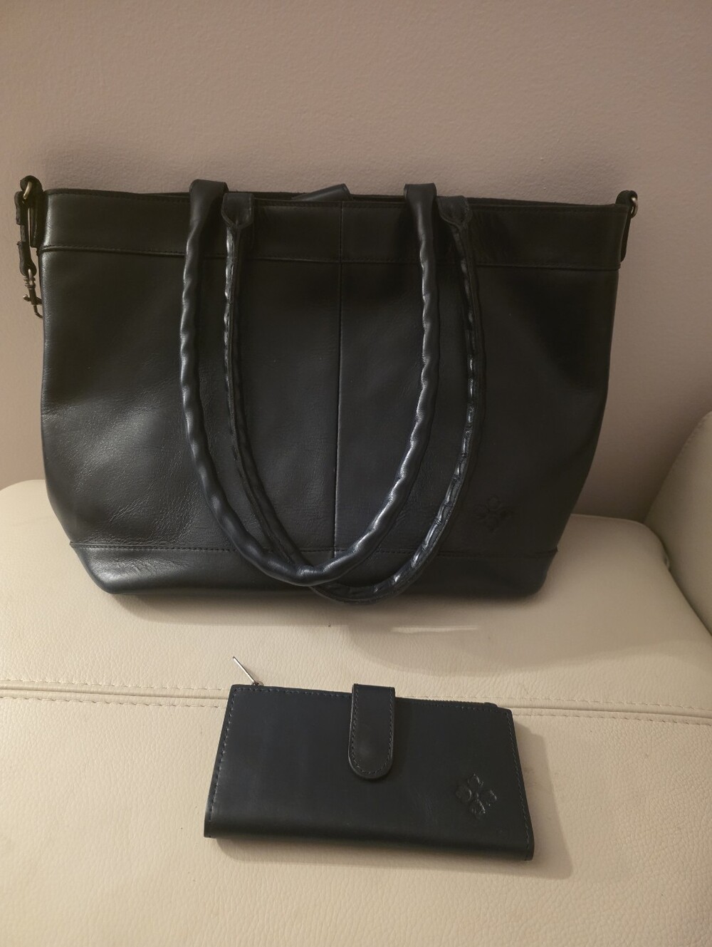 Patricia Nash Navy Wallet & Bag